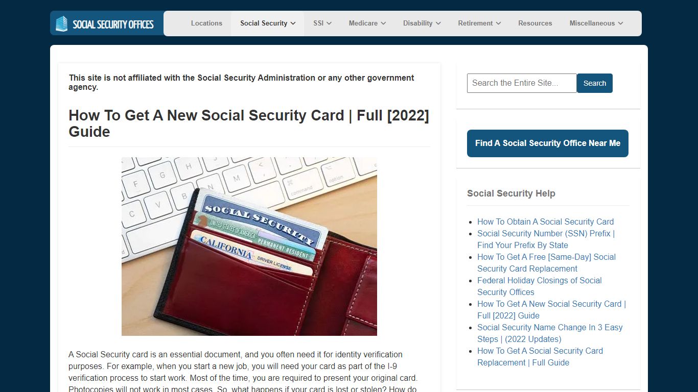 How To Get A New Social Security Card | Full [2022] Guide