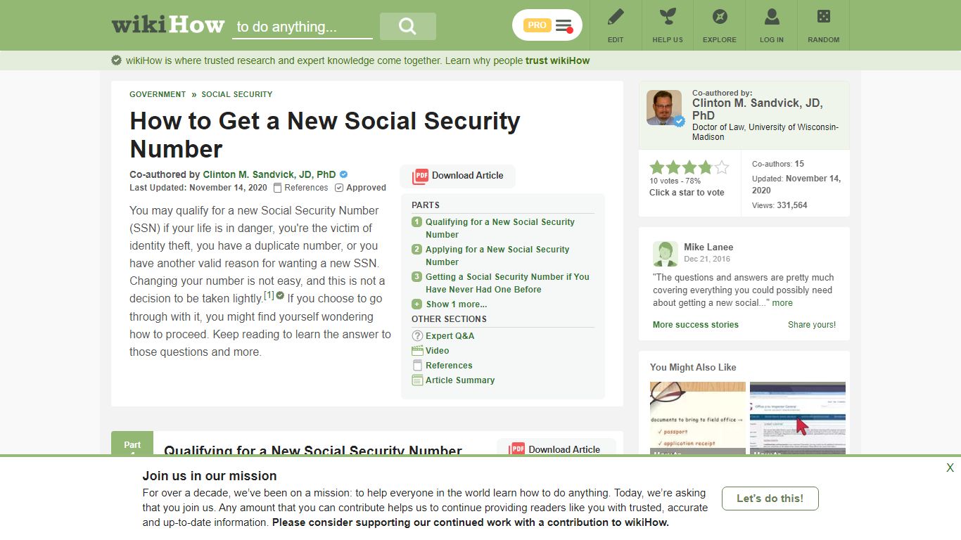 How to Get a New Social Security Number (with Pictures) - wikiHow
