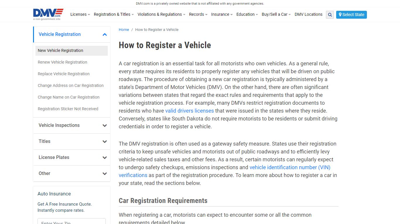 How To Get A New Car Registration - DMV.com